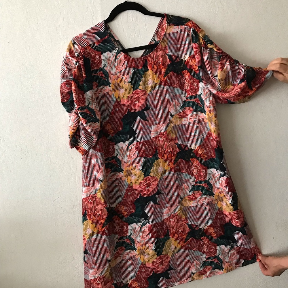 Halogen Plus Size Multicolor Mini Dress